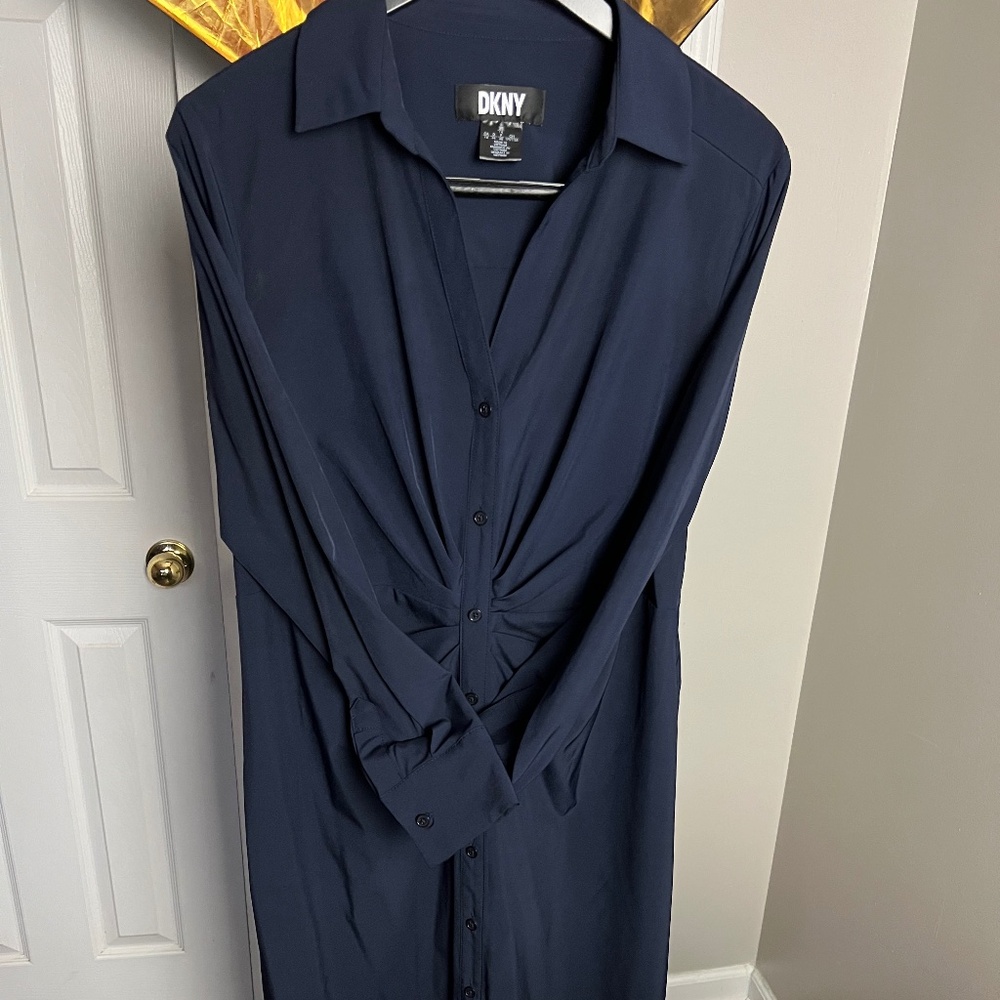 Long Sleeve Midi Shirtdress